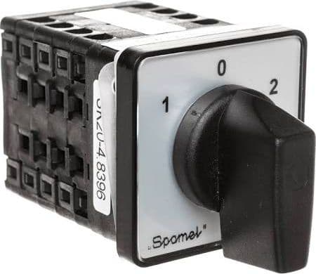 Spamel Cam switch 1-0-2 4P 20A recessed (SK20-4.8396P03)