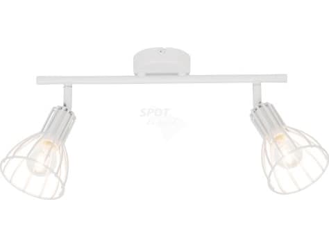 SPOT Light taklampe Megan lampe 2x60W E14 hvit (2743202)