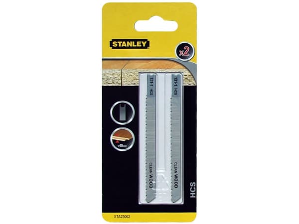 Stanley STA23062-XJ, Figursågblad, Laminat, Stål med hög kolhalt (HCS), 7,5 cm, 2,5 mm, 4 cm