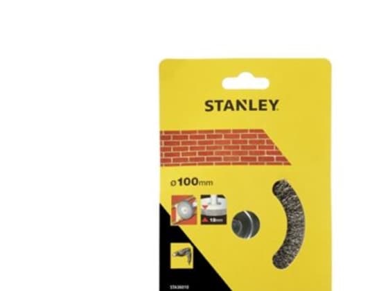 Stanley stålborste 100x10mm 6mm - STA36010
