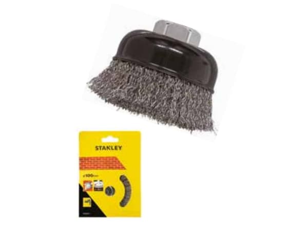 Stanley STA36200-XJ, Koppstålborste, Metall, Black och Decker, 6,5 cm, M14, Stål