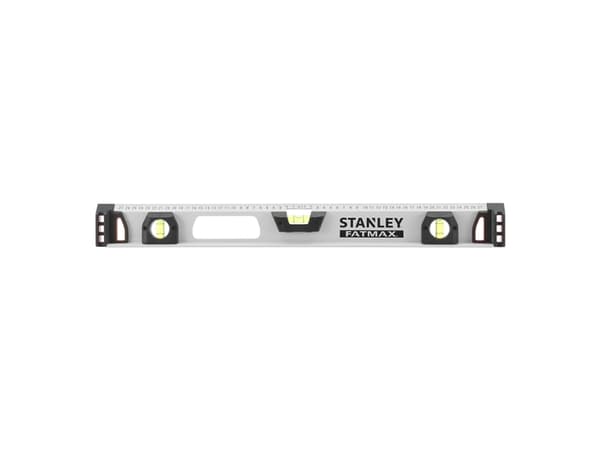 Stanley 1-43-556, 1,2 m, Svart, Grå, 0,5 mm/m, Akryl, Gjuten aluminium, Gummi, 70 mm, 1225 mm