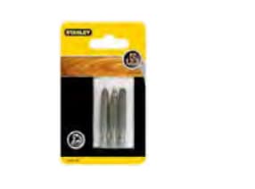 Stanley STA61043-XJ, 3 kpl, Pozidriv, PZ1/2/3, 2,5 cm, Kahdeksankulmainen