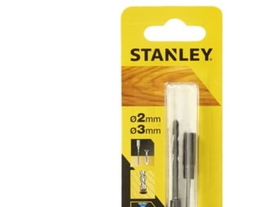 Stanley STA61420-XJ, Drill, Twist Betongbor, Tre, Sekskanttange, 2,2 mm, Sort