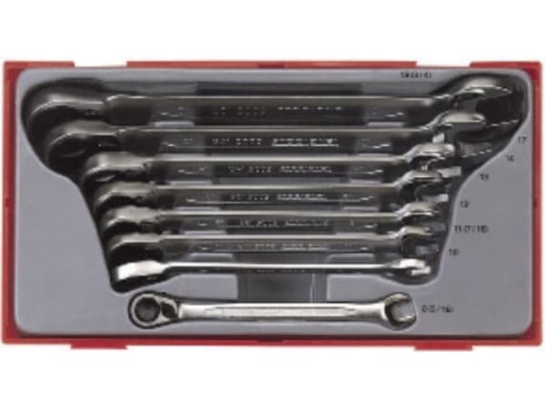 Teng Tools skrallekombinøkler 8 - 19mm 8 stk. (109730101)