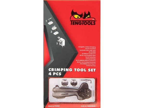 Teng Tools 4-delt klemmeverktøy TTCP04 - 122470107