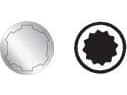 12-KÄRKINEN HYLSYSARJA 10MM 1/2", 15KPL,