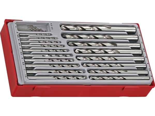 Teng Tools Metal Drill Bit 28 Piece Twist Drill Bit Set Teng Tools TTDB028
