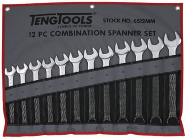 Teng Tools skruvnycklar 1/4 - 3/4" 9st (151590601)
