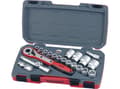 Miniatyrbild 2 av 2: Teng Tools verktygssats T1221-6 21 el. (167240209)