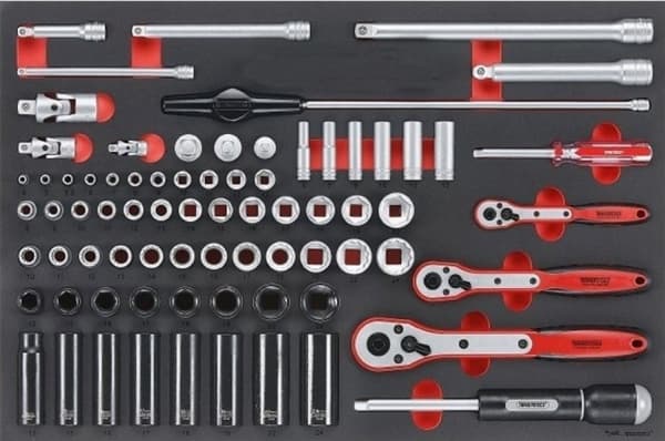 TengTools Hodesett eng Tools TTESK77; EVA; 77 stk.