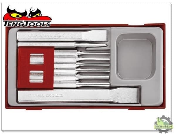Teng Tools 9-delt meisler, stanser, stanser TTPC09 (69220101)