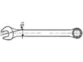 Miniatyrbild 2 av 2: Teng Tools 13 mm skiftnyckel (72670805)