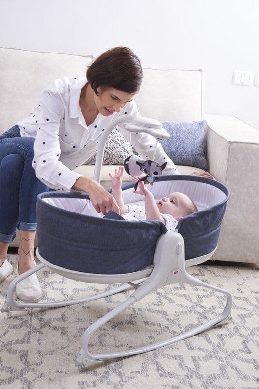 Tiny Love multifunktionell barnstol och gungstol 3in1 - denim
