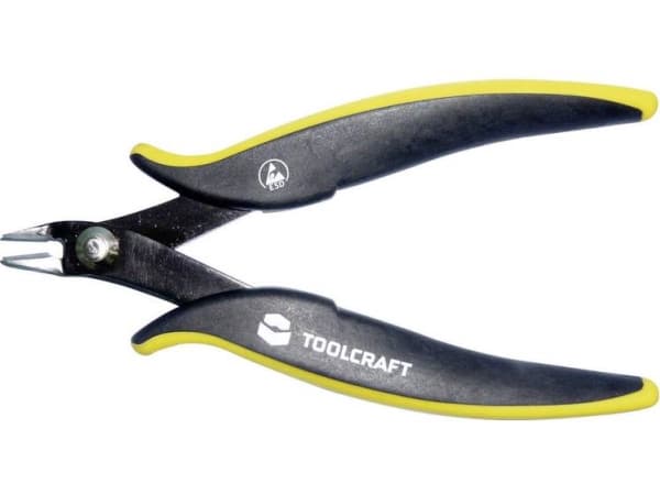 TOOLCRAFT 2238826 TO-6716478 ESD Sideskiller uden facet 128 mm