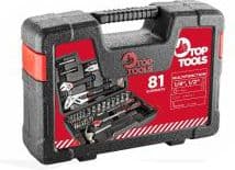 Top Tools Tool set for light renovation and construction works 81 pcs. (38D510)