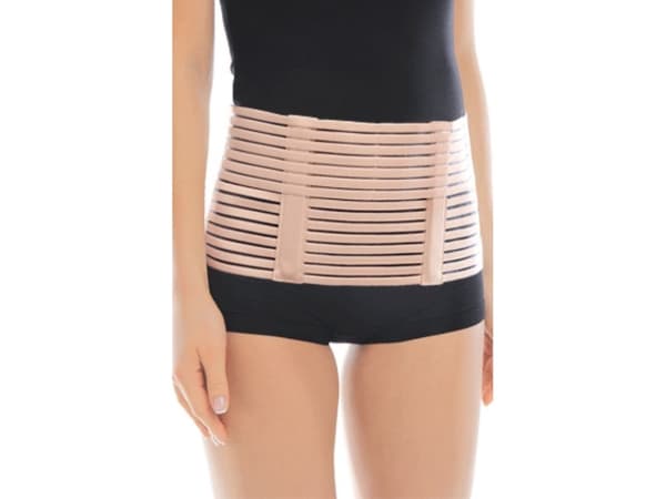 TOROS-GROUP pregnancy belt with reinforcement, porous beige size 4