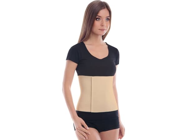 TOROS-GROUP Postpartum-postoperative belt, beige, height 24cm, size 3 (150)