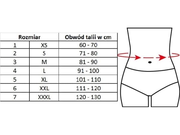 TOROS-GROUP Postoperativt belte med avstivningsskinner, porøst - Høy 24 cm størrelse 6 - 150P(b)-4