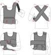 TOROS-GROUP Desault clavicular-skuldervest, størrelse 1