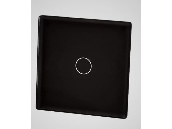 Touchme TouchMe Small glass panel, single connector, black (TM530B)