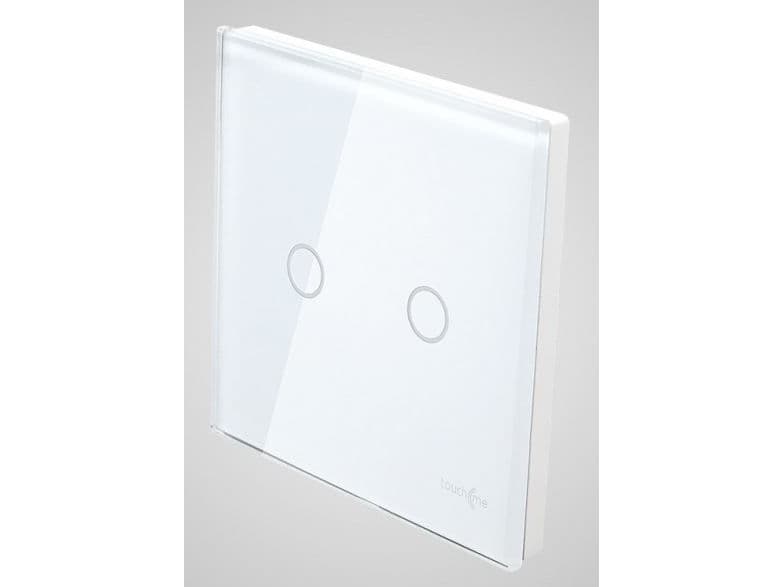 Touchme TouchMe Large glass panel, double connector, white (TM702W)