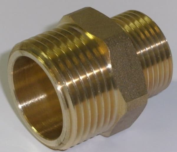 Viega messing reduserende forlengelse 3/4" x 1/2" - 114121