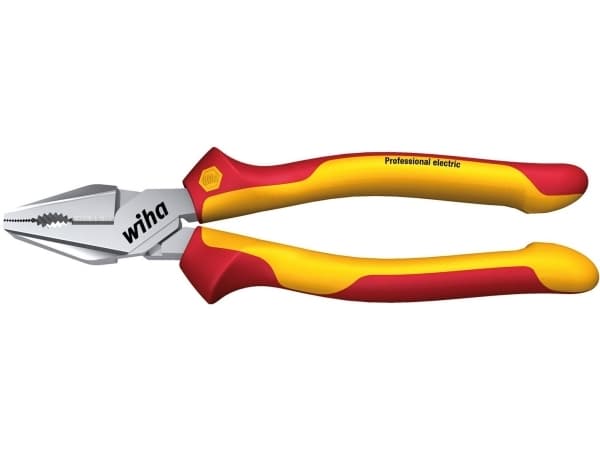 Wiha Z 02 0 06 / Z 02 0 09, Sivuleikkurit, Iskunkestävä, Terästä, Punainen, Keltainen, 200 mm, 20,3 cm (8")