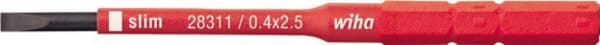 Wiha slimBit, 1 styck, Öppning, 2.5 mm, 75 mm, 8 g