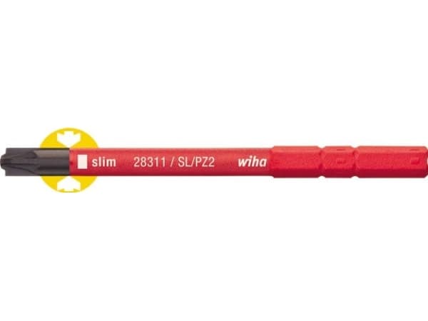 Wiha 34590, 1 styck, Pozidriv, Öppning, PZ 2, 6 mm, 75 mm, 11,56 g
