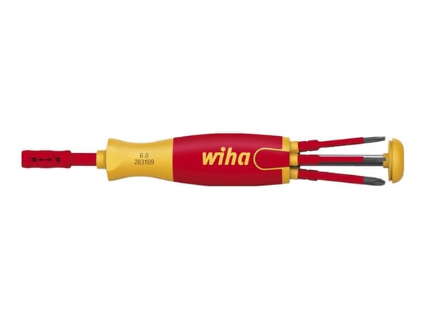 Wiha LiftUp electric 2831 - Screwdriver handle with bit set - 75 mm