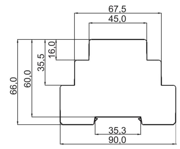 Zamel Faz 230/400V AC CAM-01 epäsymmetria-anturi 230/400V AC