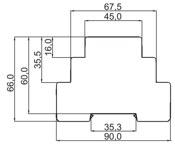 Vaihejärjestys-, vaihehäviö- ja epäsymmetriarele 10A 1P CKM-01 EXT10000019