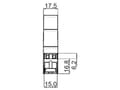 Pikkukuva 2 / 5: Vaihejärjestys-, vaihehäviö- ja epäsymmetriarele 10A 1P CKM-01 EXT10000019