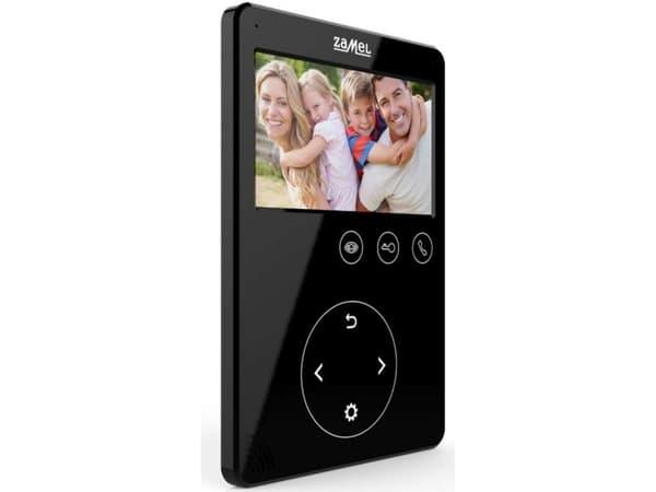 Zamel Videomonitor med berøringsknapper 4,3 tommer svart VP-816B (ENT10000405)