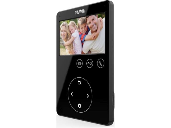 Zamel Videomonitor med berøringsknapper 4,3 tommer svart VP-816B (ENT10000405)