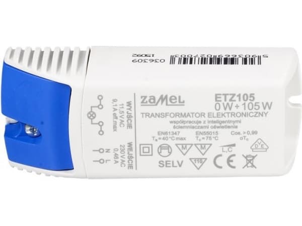 Zamel Elektronisk transformator 230/11,5V 0-105W ETZ105 (LDX10000038)