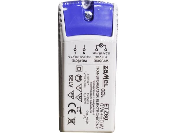 Zamel Elektroninen muuntaja 230/11.5V 0-60W ETZ60 (LDX10000042)
