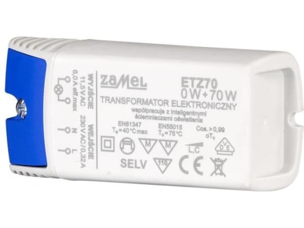 Zamel Elektronisk transformator 230/11,5V 0-70W ETZ70 (LDX10000043)