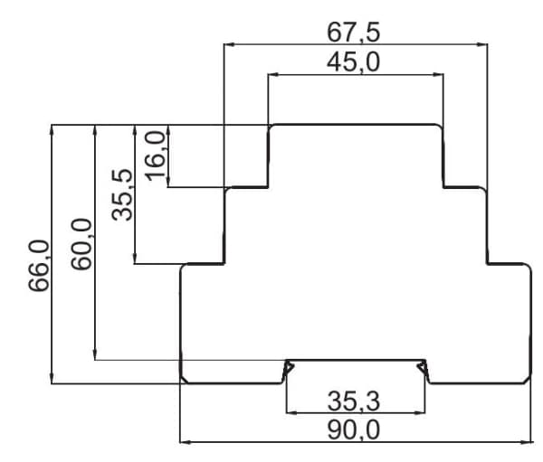Impulsrelé 16A 250V AC 1Z PBM-01 EXT10000061