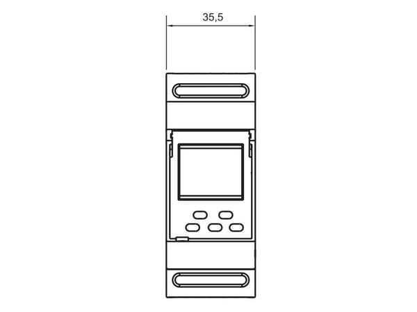 Digital 1-kanals veckotimer Econo 230V AC ZCM-11E EXT10000185