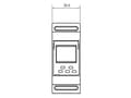Miniatyrbild 3 av 5: Digital 1-kanals veckotimer Econo 230V AC ZCM-11E EXT10000185