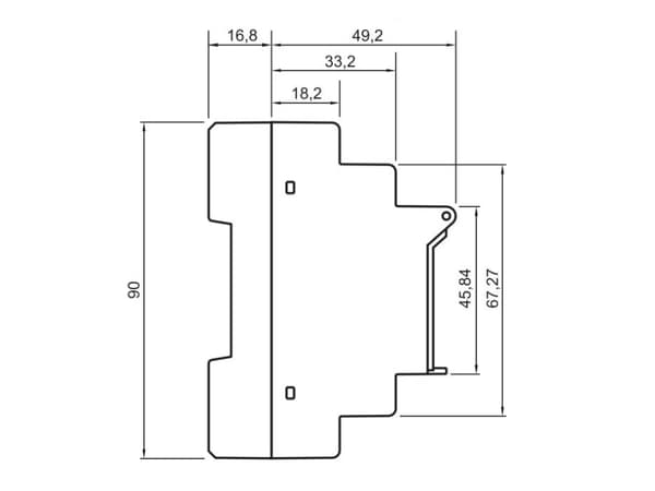 Digital 1-kanals veckotimer Econo 230V AC ZCM-11E EXT10000185