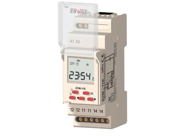 Digital 1-kanals veckotimer Econo 230V AC ZCM-11E EXT10000185