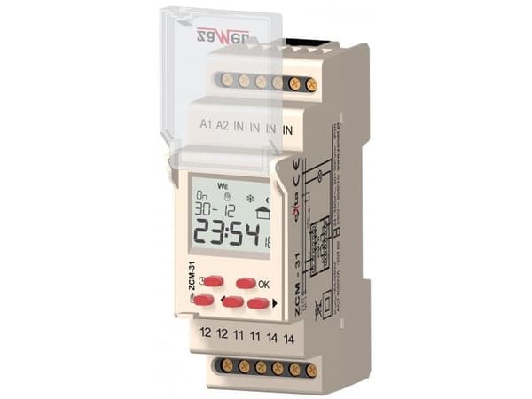 Digital 16A astronomisk enkanalig timer ZCM-31 EXT10000156