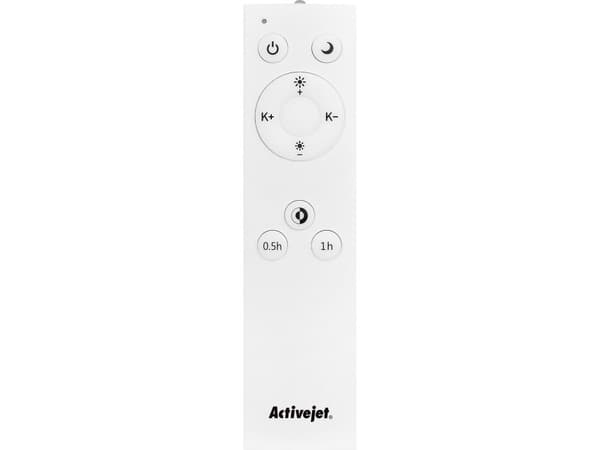 Activejet Plafon LED AJE-KRIS Grey + pilot, 80 ampuller, LED, Ikke-utskiftbare pærer, 4000 K, 2000 lm, IP20