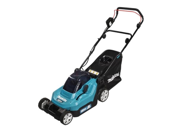 Makita DLM382Z, 560 m², 38 cm, 2 cm, 7,5 cm, 40 L, 4 renkaita - SOLO