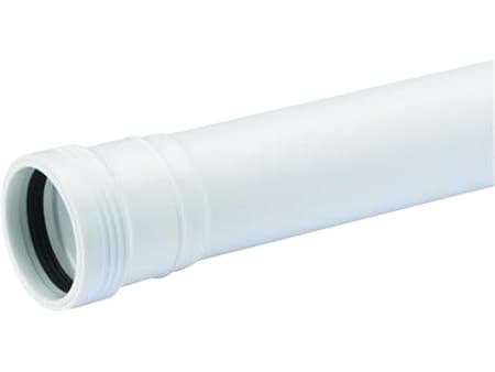 Wafix PP afløbsrør med muffe 50 x 500 mm hvid