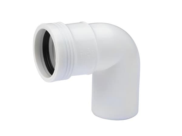 Wavin PP bøjning 88,5 grader Ø 32 mm hvid