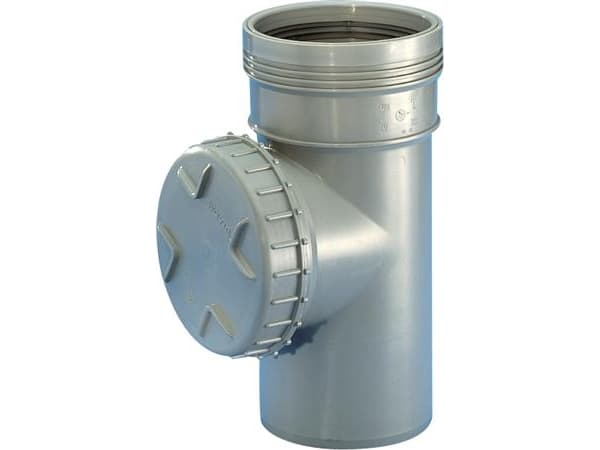 Wafix PP renserør 75 mm med grått däck
